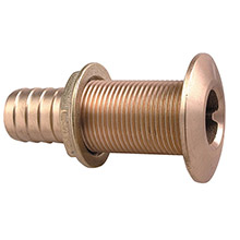 PERKO 5 and 8 inch Thru%2DHull Fitting f and Hose Bronze MADE IN THE USA