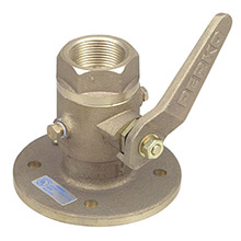 PERKO 1%2D1 and 4 inch Seacock Ball Valve Bronze MADE IN THE USA