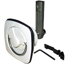 PERKO Flush Latch %2D White