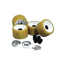 CE SMITH Ribbed roller replacement kit %2D 4 pack %2D gold