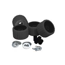CE SMITH Ribbed roller replacement kit %2D 4 pack %2D black