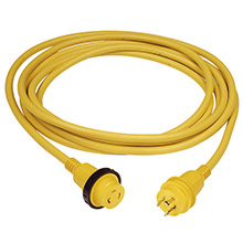 MARINCO 30A 25 ft Molded Cordset %2D 125V %2D Yellow