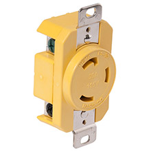 MARINCO 305CRR 30A Receptacle %2D Yellow %2D 125V