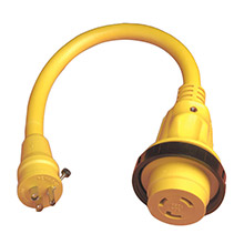 MARINCO Pigtail Adapter Plus %2D 30A Female To 15A Male