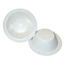 POLY-PLANAR 8- 1/2 Speaker Back Cover - White
