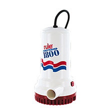 RULE A53d 1800 gph non%2Dautomatic 110v pump