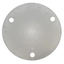 WAHOO IND 109 backing plate w and gasket %2D anodized aluminum