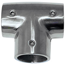 WHITECAP 7 and 8 inch od 90deg ss tee fitting