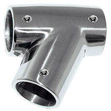 WHITECAP 7 and 8 inch od 60deg ss tee %2D left