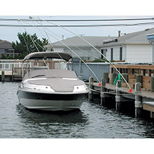 MONARCH MARINE NorftEaster 2 Piece Mooring Whips f and Boats up to 36ft