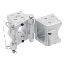FULTON Fold%2Daway bolt%2Don hinge kit 3 inch x 5 inch trailer beam rating 9 000 lbs 48 inch pivot z%2Dmax 600 zinc finish