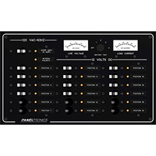 PANELTRONICS Standard Panel %2D AC and DC 19 Position Circuit Breaker w and Meters LEDs