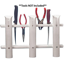 TACO METALS 3%2Drod poly rod rack %2D white