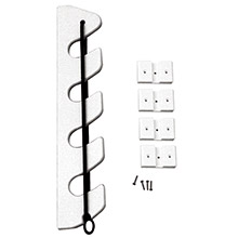 TACO METALS 4%2Drod poly bungee rod holder rack %2D white