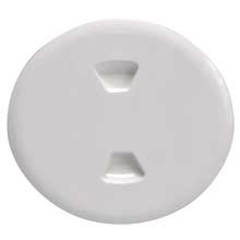 BECKSON 5 inch twist out deck plate white 55 inch cutout