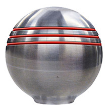 SCHMITT ONGARO Throttle knob %2D 1%2D 7 and 8 inch %2D red grooves