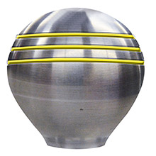 SCHMITT ONGARO Throttle knob %2D 1%2D 1 and 2 inch %2D gold grooves
