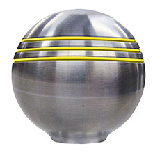 SCHMITT ONGARO Throttle knob %2D 1%2D 7 and 8 inch %2D gold grooves