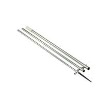 LEES TACKLE 13 ft bright silver pole w and black spike step tube 1 3 and 8 inch