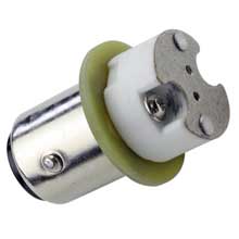 LUNASEA LIGHTING Adapter converts bay15d base to g4