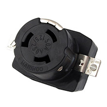 MARINCO 6369CR 125 and 250V 50Amp Wire Dockside Receptacle