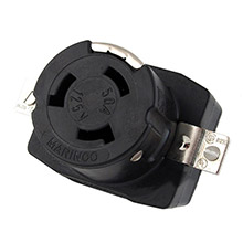 MARINCO 6370CR 50Amp and 125V Wire Dockside Receptacle