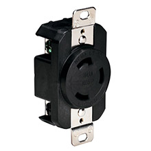 MARINCO 305CRRB 125V 30Amp Locking Receptacle %2D Black