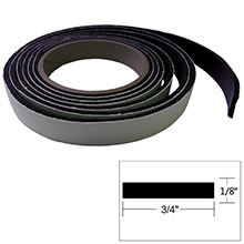 TACO METALS Hatch tape 8 ftl x no 8539 inch h x 3 and 4 inch w %2D black