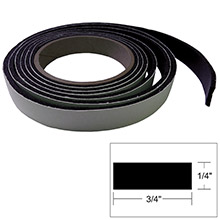 TACO METALS Hatch tape %2D 8 ftl x 1 and 4 inch h x 3 and 4 inch w %2D black
