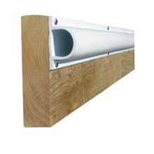 DOCK EDGE Prodock heavy inch d inch dock profile %2D 3 8 ft sections %2D white