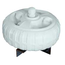 DOCK EDGE Inflatable dock wheel %2D 18 inch %2D white