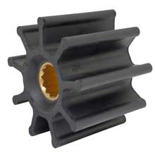 JABSCO Impeller kit neoprene 9 blade 3 3 and 4 dia x 2 1 and 2 w