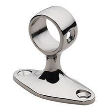 WHITECAP 90deg handrail stanchion %2D center %2D 316 stainless steel %2D 7 and 8 inch tube od