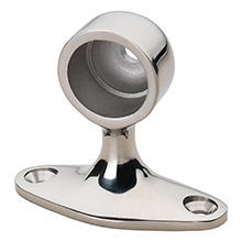 WHITECAP 90deg handrail stanchion %2D end %2D 316 stainless steel %2D 7 and 8 inch tube od