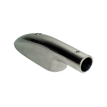 WHITECAP End%2Dtop mounted 90deg %2D 316 stainless steel %2D 7 and 8 inch tube od