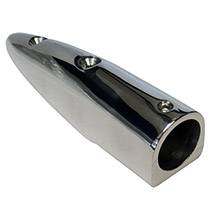 WHITECAP 5%2D1 and 2deg rail end end%2Din %2D 316 stainless steel %2D 7 and 8 inch tube od