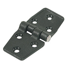 WHITECAP Door hinge %2D black nylon %2D 1%2D1 and 2 inch x 3 inch