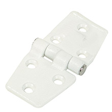 WHITECAP Door hinge %2D white nylon %2D 1%2D1 and 2 inch x 3 inch