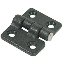 WHITECAP Butt hinge %2D black nylon %2D 1%2D1 and 2 inch x 1%2D3 and 8 inch