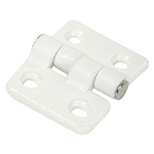 WHITECAP Butt hinge %2D white nylon %2D 1%2D1 and 2 inch x 1%2D3 and 8 inch