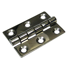 WHITECAP Butt hinge %2D 304 stainless steel %2D 2 inch x 1%2D1 and 2 inch
