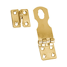 WHITECAP Swivel safety hasp %2D polished brass %2D 1 inch x 3 inch