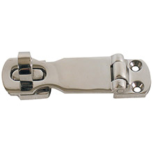 WHITECAP 90deg mount swivel safety hasp %2D 316 stainless steel %2D 3 inch x 1%2D1 and 8 inch