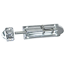 WHITECAP Barrel bolt %2D cp and brass %2D 4 inch