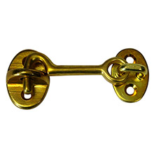 WHITECAP Cabin door hook %2D polished brass %2D 2 inch