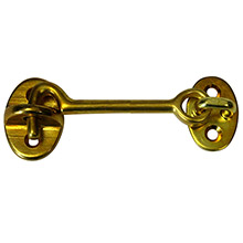WHITECAP Cabin door hook %2D polished brass %2D 3 inch