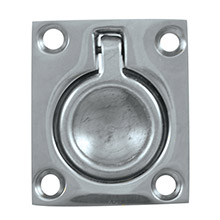 WHITECAP Flush pull ring %2D cp and brass %2D 1%2D1 and 2 inch x 1%2D3 and 4 inch