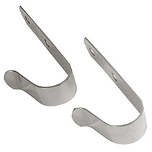 WHITECAP Boat hook holder %2D 304 stainless steel %2D 4%2D1 and 4 inch x 1 inch %2D pair