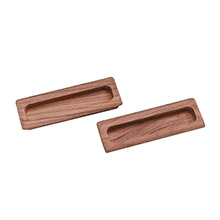WHITECAP Teak large rectangular drawer pull %2D 4%2D1 and 2 inch l %2D 2 pack