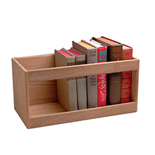 WHITECAP Teak hardcover book rack